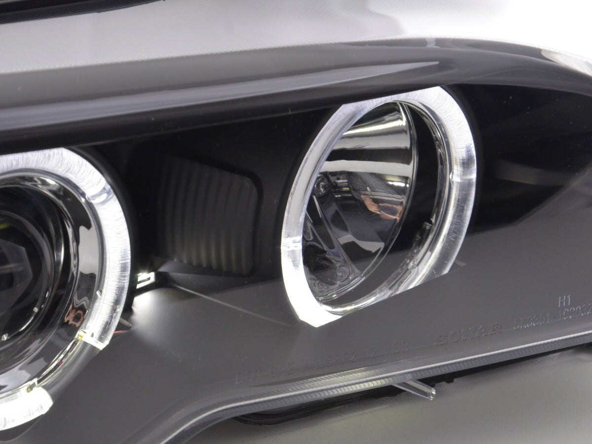 Faros delanteros delanteros BMW Serie 3 E46 Coupé, Cabrio 03-05 negro