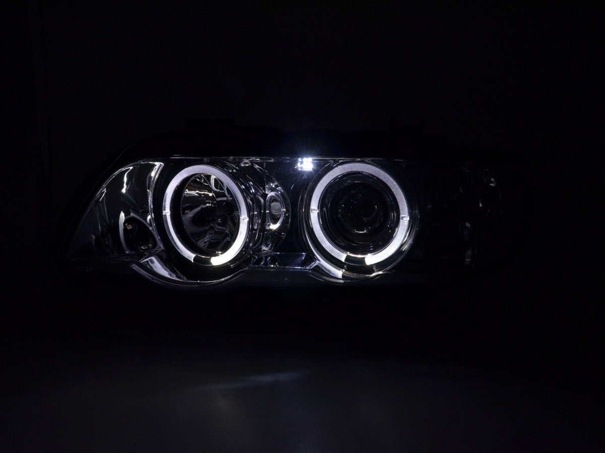 Faros delanteros delanteros BMW X5 E53 98-02 cromados