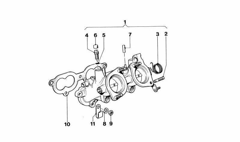 Junta tórica (O-Ring) OEM 17211742635 para BMW E21, E30, E36, E12, E28, E34, E24, E23, E32, E31, Z3. Original BMW.