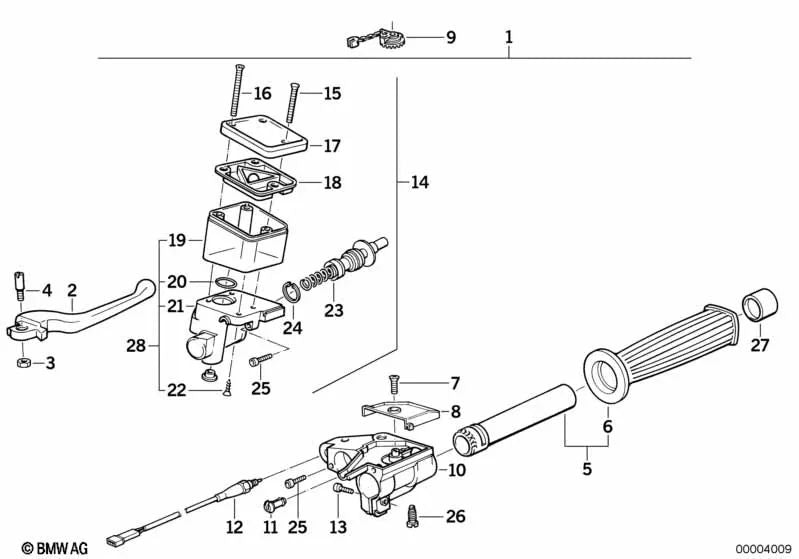 Apoyo OEM 32732311655 para motos BMW R 100 GS, R 100 GS PD, R 80 GS, R 80 R... y más. Original BMW Motorrad.