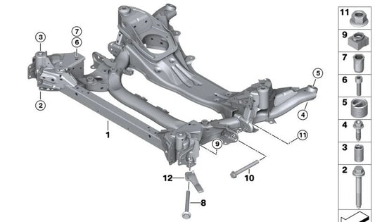 ** Freio direito OEM Maneta 31121543668 para BMW G26. BMW original.