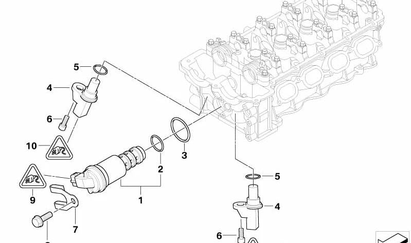 Junta tórica OEM 11367546379 para BMW E81, E82, E87, E88, E46, E90, E91, E92, E93, E60, E61, E63, E64, E65, E66, E70, E83, E84, E53, E85. Compatible con múltiples motores. Original BMW.