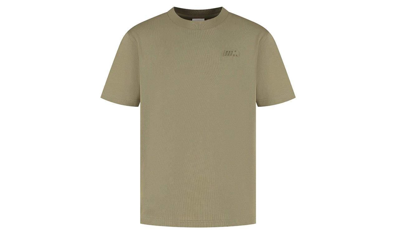 Camiseta BMW M Logo Reverse unisex OEM 80145B5F5C7 en color verde con logo M grande en la espalda y micrologo en el pecho. Talla XS a XXL. Original BMW.