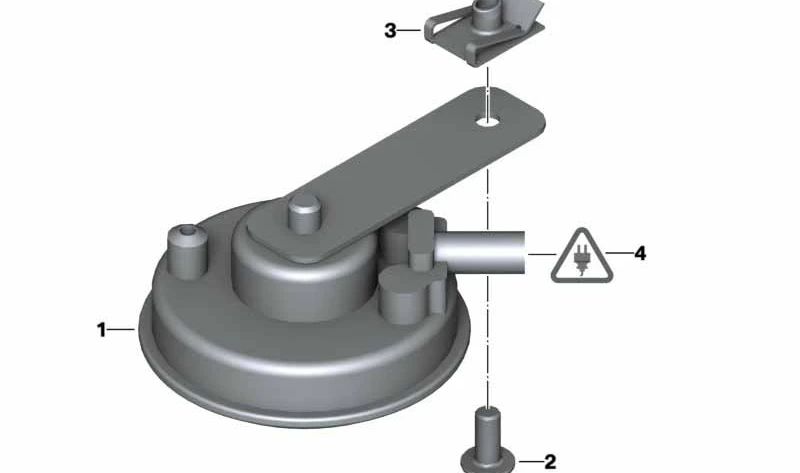 Sirena OEM 61338414393 para motos BMW G 450 X (09/2007 - 06/2010). Original BMW Motorrad.