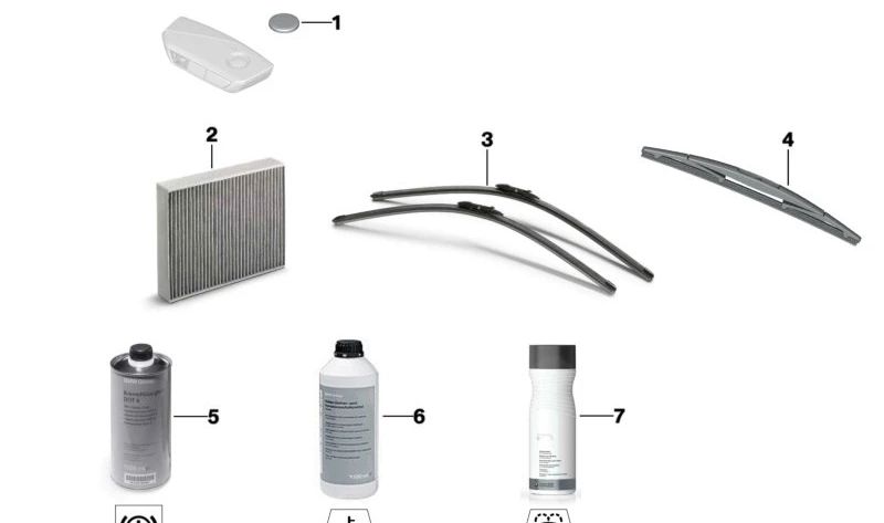 Nanopartikelfilter OEM 64115A30A93 für BMW IX (i20). Original BMW.