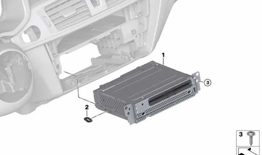Unidad Principal (Radio/Navegador) OEM 65129459883 para BMW F25, F26. Original BMW.