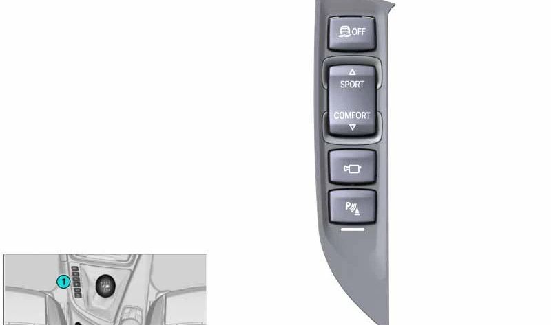 Zentrale Konsolenregeleinheit für BMW F87, F87N (OEM 61319391702). Original BMW