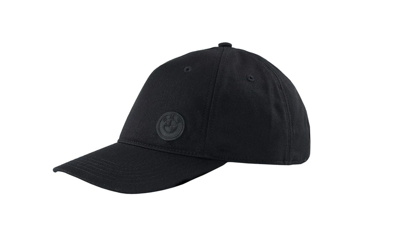 Gorra BMW M Motorsport negra con logo bordado OEM 80165B38D92. Original BMW.