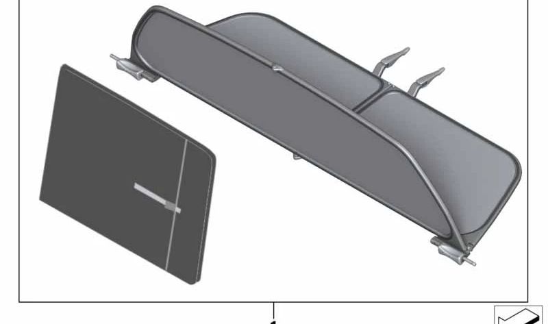 Acier avec sac OEM 54347443147 pour BMW F91, G14. BMW d'origine.