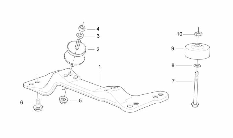 Amortiguador de vibraciones OEM 24701142019 para BMW E36, E39, E38, Z3. Pieza original BMW.