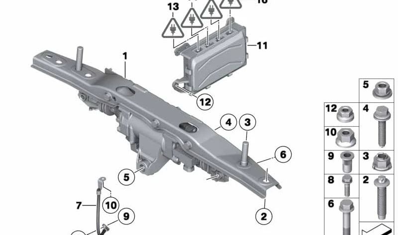 TORX Self -Roscon OM 33306776072 für BMW F07, F10, F11, F18, F06, F12, F13, F01, F02. Original BMW.