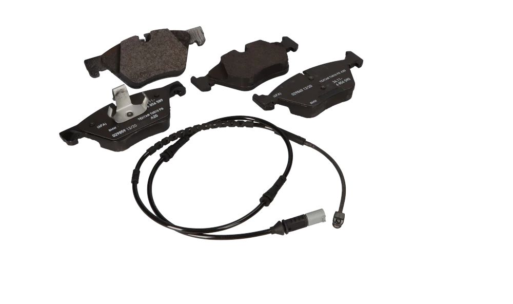 Juego de pastillas de freno con sensor OEM 34112449269 para BMW F10, F11. Compatible con modelos 518d y 520d. Original BMW.