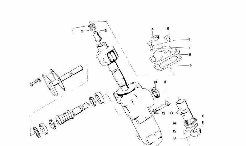 OEMEAD -Zeichnung 32112670110 für BMW 114, 1502, 2002, 2500, 2800, 518, 520, 525, 528, 535, 628, 630, 633, 635, 725, 728, 732, 733, 735, M30. Original BMW.