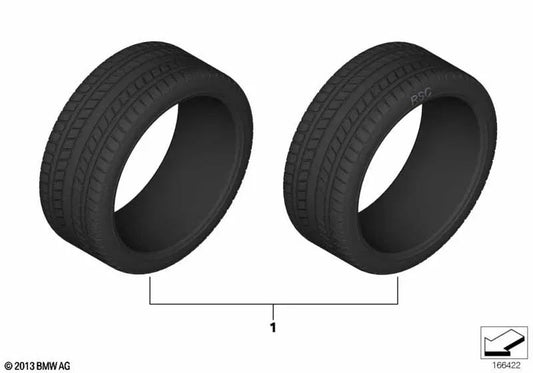 Neumático Michelin Pilot Super Sport 225/45ZR18 95Y OEM 36122410010 para BMW F30, F31, F32, F33, F36, Z4 E85, Z4 E86, Z4 G29. Original BMW.