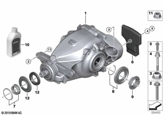 Amortecedor de vibração traseiro OEM 33316855896 para BMW F20, F21, F22, F30, F31, F34, F32, F33, F36... e muito mais. BMW genuíno.