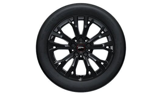Roda completa de inverno JCW Star Spoke 991 OEM 36115B30EF7 para MINI Aceman J05 (05/2023 - 03/2025), eixo dianteiro e traseiro, 19", Jet Black Uni. Original MINI.