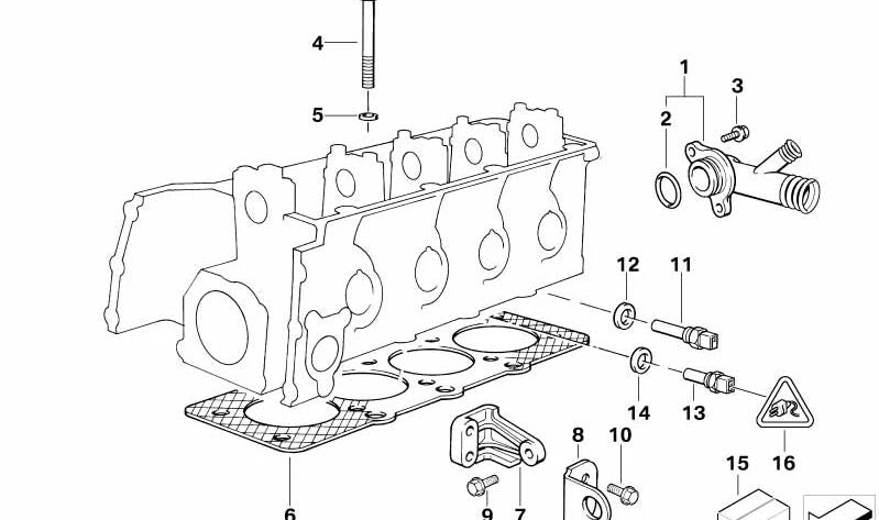 Jeu de planches Cynt sans amento OEM 11120007610 pour BMW E36, E34, Z3. BMW d'origine.