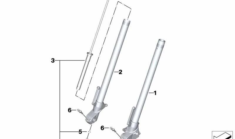 Lavadora de vedação OEM 31428566102 para BMW Motorrad G 310 R (2016-2026) e G 310 GS (2017-2025). BMW Motorrad original.