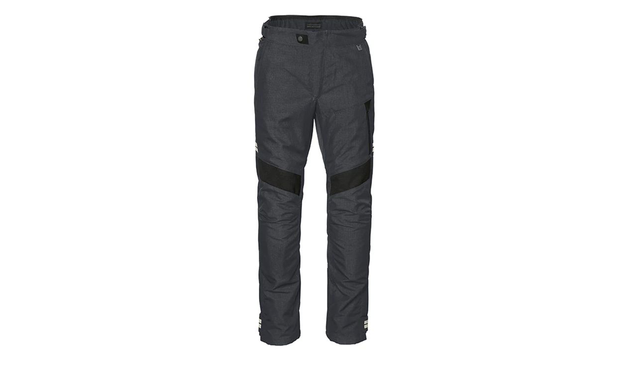 Pantalón moto GORE-TEX Reschen OEM 76117913417 para BMW Motorrad {R1200GS, R1250GS, F750GS, F850GS, S1000XR, R nineT, K1600, G310GS, R1200RT, R1250RT}. Impermeable, transpirable y con protecciones. Original BMW Motorrad.