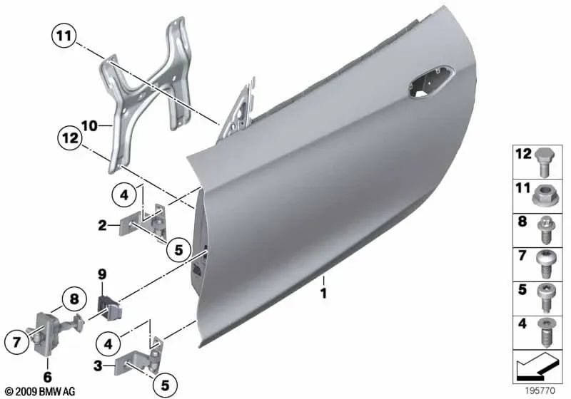 Parafuso do cone para BMW Z4 E89 (OEM 41517031849). BMW original.