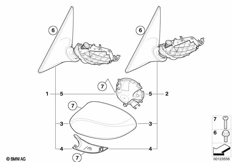 Cylindrical head screw 3X16 MM OEM 07146969349 for BMW Z4 E85, E86. Genuine BMW.