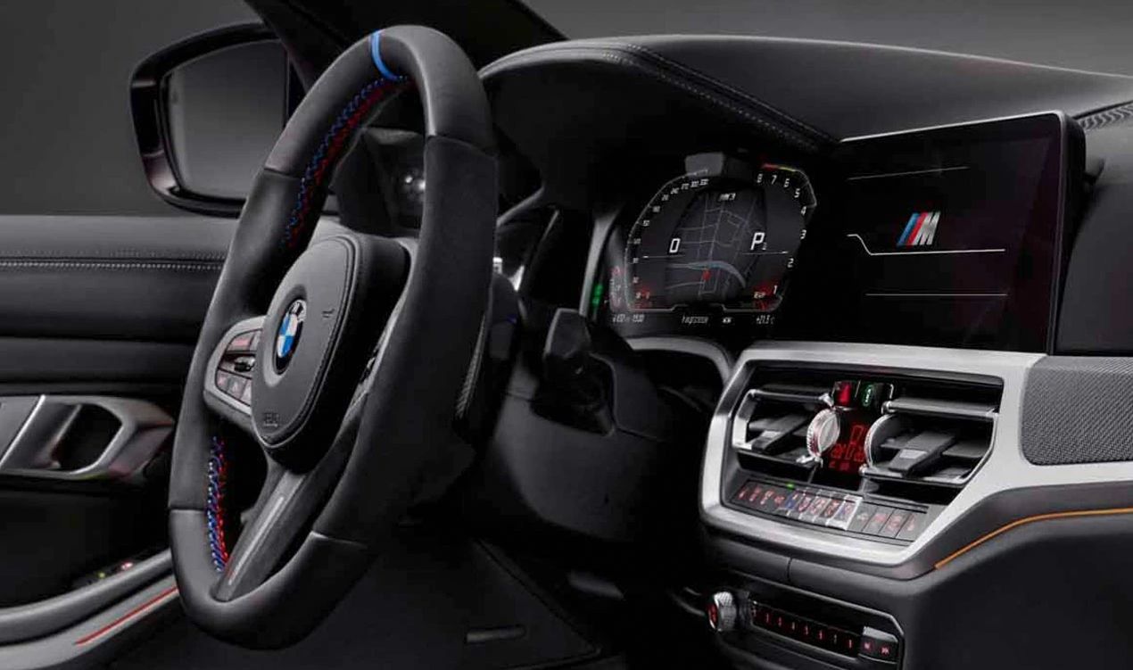 Volante M Performance OEM 32302462910 con Alcantara para BMW G87 (2er), G80 (M3, M3 CS, M3 Competition). No compatible con asistentes de conducción ni calefacción. Original BMW.