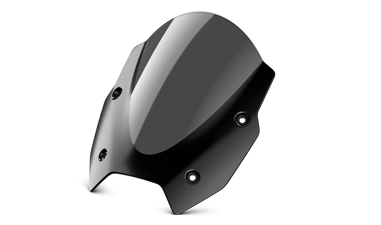 Parabrisas tintado delantero OEM 77335A73D42 para motos BMW R 1300 RS. Original BMW Motorrad.