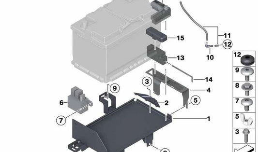 Relé OEM original 61131387129 para BMW E36, F30, F31, F10, F11. BMW originais.