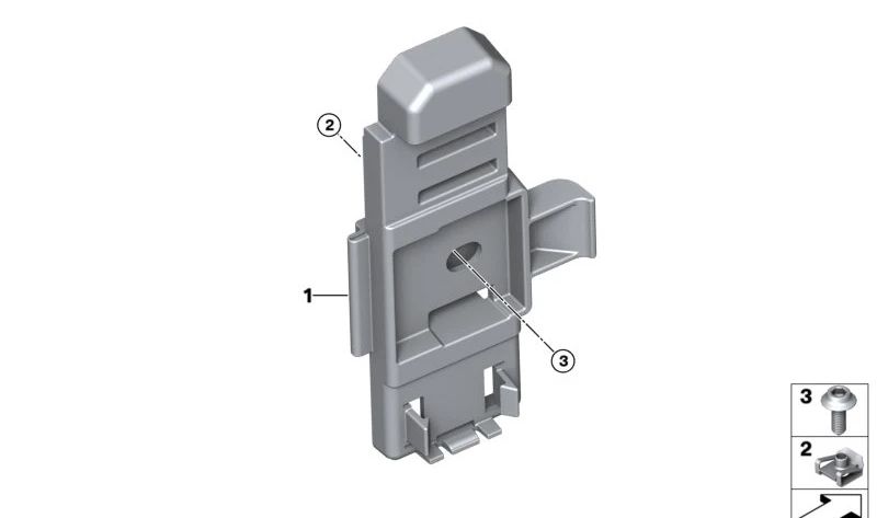 Tornillo de carrocería sin collar M5x14 OEM 46638558358 para motos BMW G 310 GS, G 310 R, G 310 RR… y más. Original BMW Motorrad.