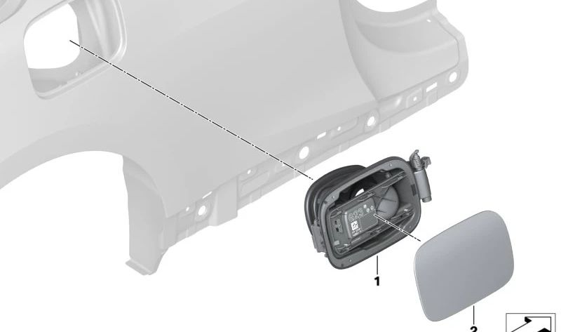 COVER COVER OEM DEPOSIT 51177478440 FOR BMW 4 G23, G23N, G83, G83N. Original BMW.