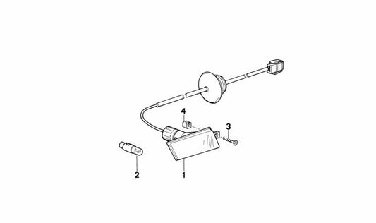 Screw for BMW 8 Series E31 (OEM 63131383402). Original BMW