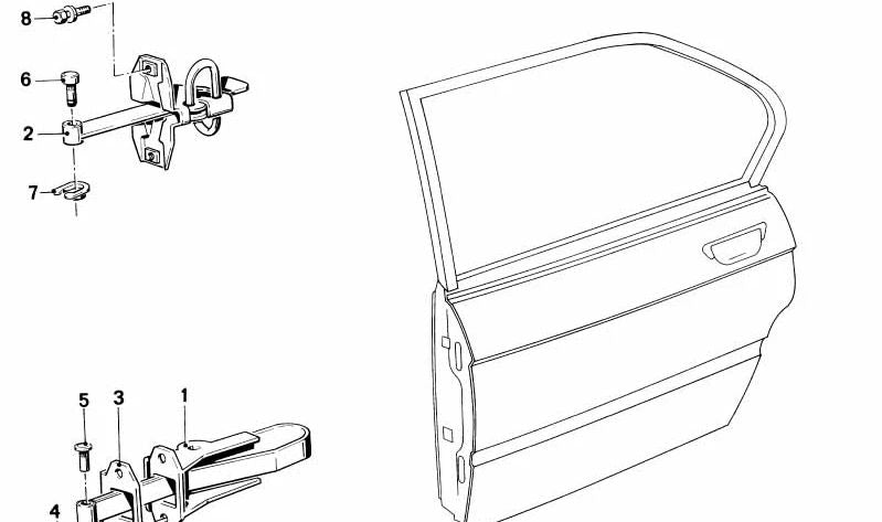 OEM Hood Opener Handle 51216650054 for BMW {E12, E21, E28, E30, E34, E36, E46, E60, E61, E63, E64, E65, E66, E70, E83, E84, E87, E90, E91, E92, E93, F01, F02, F07, F10, F11, F12, F13, F25, F30, F31, F34, F36, F80, G01, G30}. Genuine BMW.