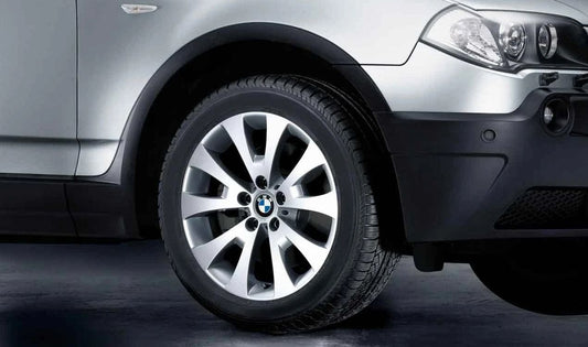 OEM 36113417396 V-Spoke Design 206 Alloy Wheel for BMW E83 X3 (2003-2010). Original BMW.