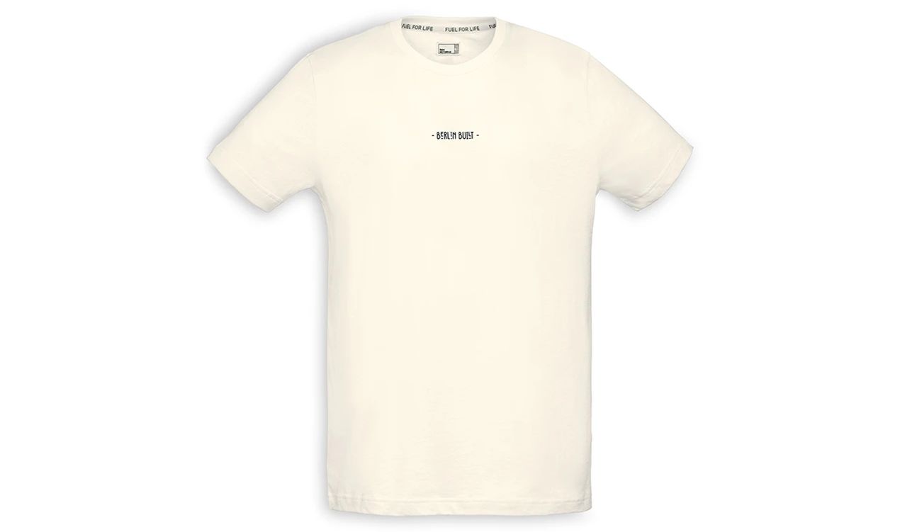 Camiseta BMW Motorrad "Berlin Built" OEM 76615A813A6 para BMW Motorrad. Ropa oficial para fanáticos y motoristas. Original BMW Motorrad.