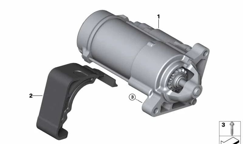 OEM 12418574048 Cap for BMW F40, F52, F44, F45, F46, U06, F48, F49, F39. Original BMW.