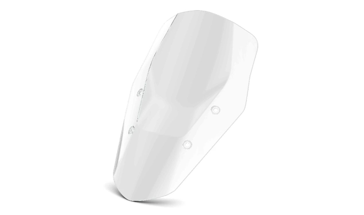 Parabrisas deportivo claro OEM 46637108701 para BMW Motorrad R1300GS, R1300GS Adventure. Original BMW Motorrad.