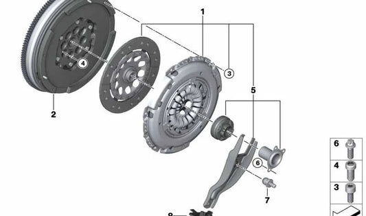 Bimasa Steaver OEM 21208600209 pour BMW F52, F45, F46, F48, F49, F55, F56, F57, F54, F60. BMW d'origine.