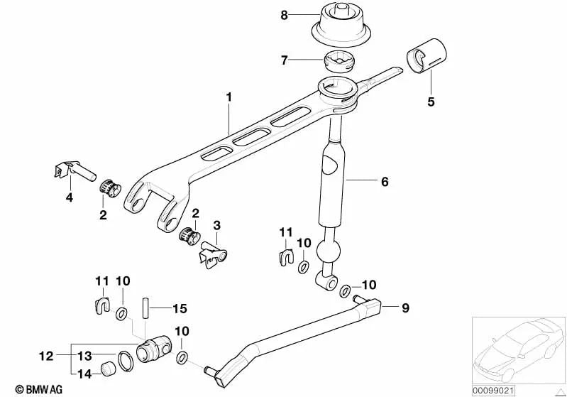Parafuso de rolamento direito OEM 25111221580 para BMW Série 3 E46, E90, E92, Série 5 E34, E39, E60, X3 E83... e muito mais. BMW genuíno.