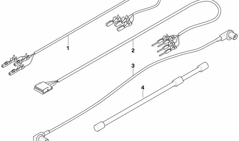 Cable FBAS para BMW X5 E70 (OEM 61119140331). Original BMW