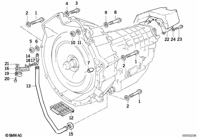 Varilla indicadora OEM 24111216900 para BMW Serie 5 E34 (520i, 524td, 525i, 530i, 535i) y Serie 7 E32. Original BMW.