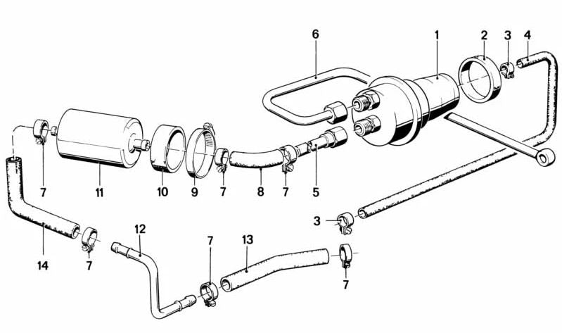 Depósito de combustible OEM 16121118899 para BMW E21, E12. Original BMW.
