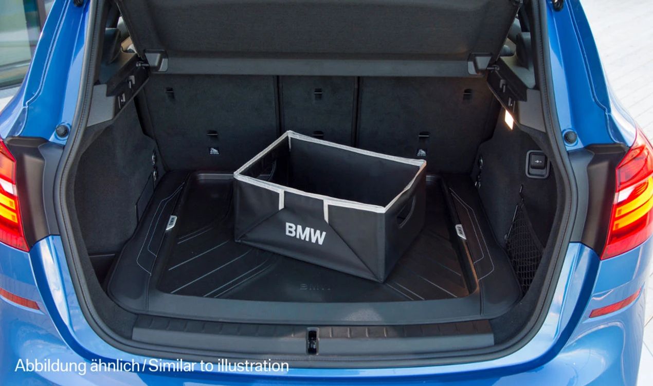 OEM 51472287929 Plateau de tronc pour la série BMW 2 F45, F45N avec ou sans siège arrière coulissant. BMW d'origine. Résistant à l'eau, sans glissement et facile à nettoyer. Idéal pour protéger le coffre.
