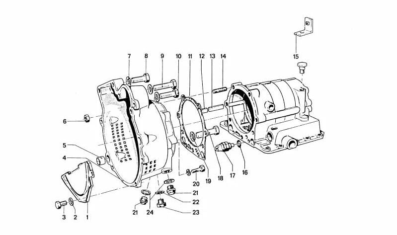 Junta de estanqueidad para BMW (OEM 24231200166). Original BMW