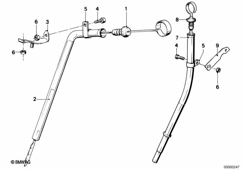 Angular de apoyo OEM 11431309978 para BMW Serie 3 E30, M3, Classic Motorsport. Original BMW.