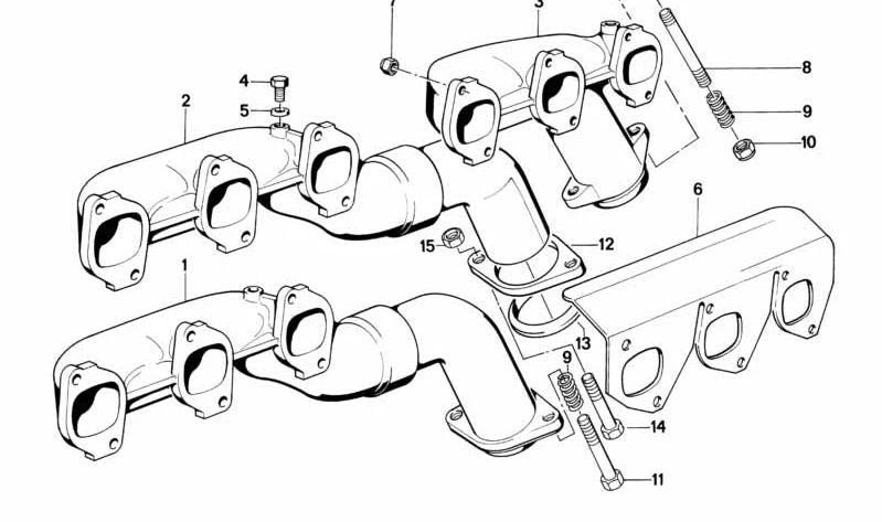Dichtring für BMW 5 E12 E12, E28, E34; 6 E24 -Serie; Serie 7 E23, E32 (OEM 18111723532). Original BMW