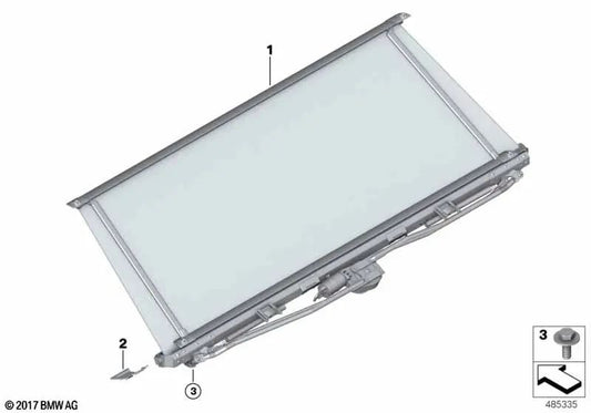 Couvercle de protection à gauche pour BMW F90, G30, G38 (OEM 51467419497). BMW d'origine.