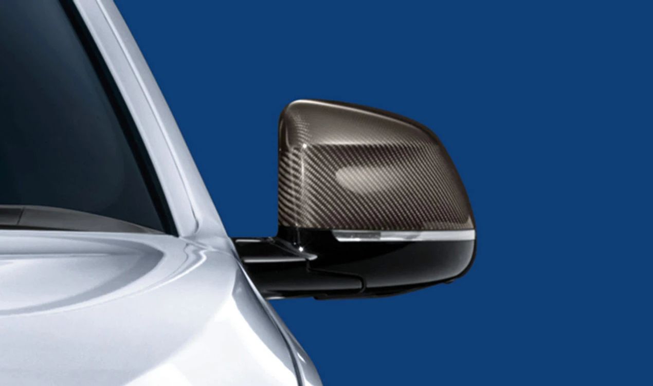 Carcasa retrovisor carbono M Performance OEM 51162337577 para BMW F25, F26, F15, F16. Sustituye la carcasa original y mejora estilo deportivo. Original BMW.