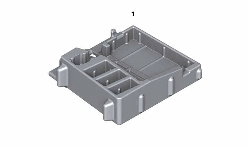 Soporte de unidad OEM 61359159446 para BMW F01, F02, F04. Original BMW.
