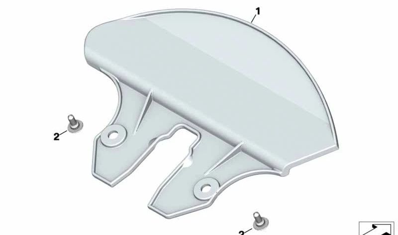 Bloqueo de horquilla OEM 46638394015 para motos BMW Motorrad S 1000 XR (K69), M 1000 XR (KM9)... y más. Original BMW Motorrad.