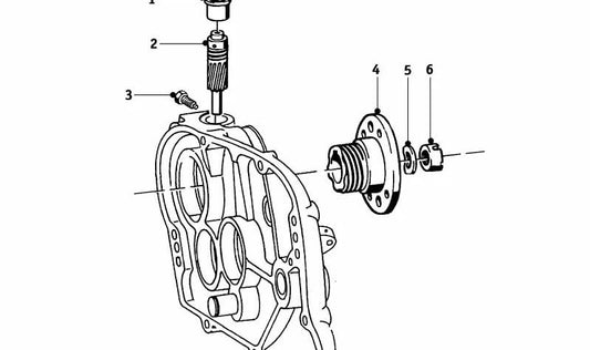 Tornillo OEM 23111030174 para BMW E30,E34,E28,E24,E23,E32,E31. Original BMW.